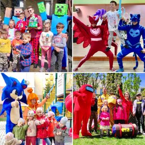 Кэтбой, амонгас, герои в масках, соник, на детский праздник Одесса