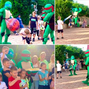 стоимость черепашек ниндзя на детский праздник