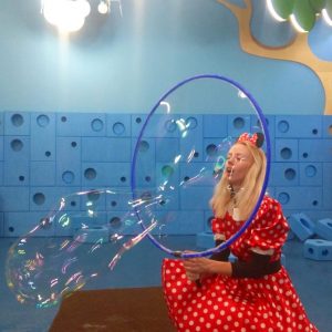 Мыльные пузыри Мини Маус одесса Шоу пузырей Мини Маус аниматор одесса