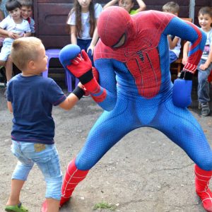 БОкс ЧЕЛОВЕК ПАУК ЧЕЛОВЕК ПАУК детский праздник