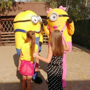 Встреча гостей ростовая кукла одесса миньоны праздник