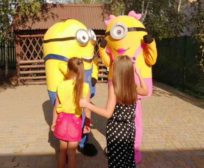ростовая кукла одесса миньоны праздник