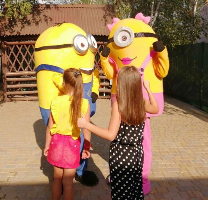 ростовая кукла одесса миньоны праздник