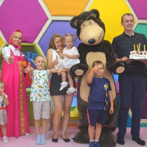 Маша аниматор Одесса фотоМаша и Медведь