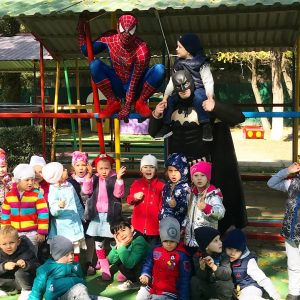Человек паук и batman одесса batman детский праздник одесса