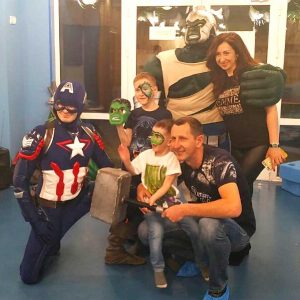 Халк и Капитан Америка одесса праздник Капитан Америка одесса