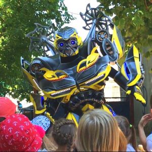 Настоящий Бамблби Трансформер на детский праздник