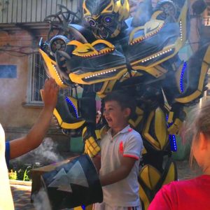 Приветствие Бамблби bumblebee аниматоры