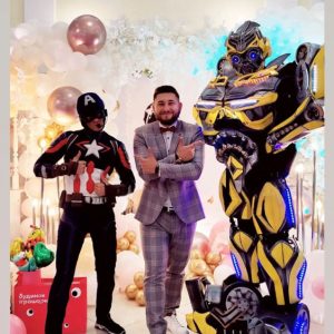 Детские праздники, заказать Бабмлби Трансформера Детские праздники Одесса - организация от компании Это Весело