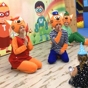 малыши и три кота аниматоры одесса дети и три кота