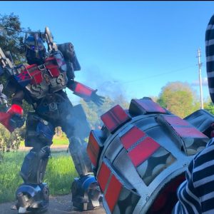 Шоу Трансформеров, Бамблби, Оптимус, одесса Optimus Prime аниматор в Одессе трансформер