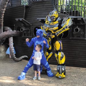 Герои в масках и трансформер Бамблби Одесса Аниматоры Герои в масках - Детский праздник Одесса