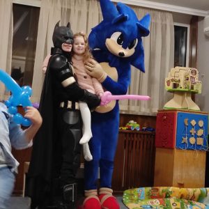 Бэтмен Аниматор на детский день Рожденья Одесса Бэтмен и Соник аниматоры одесса