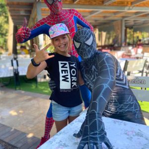 Человек Паук, красный и черный Человеки пауки