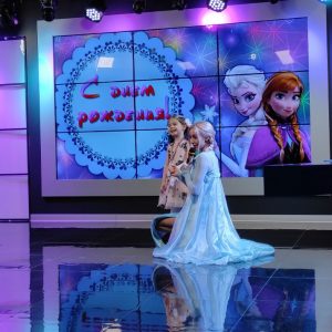 Заказать аниматора Эльзу на детский день рождения в Одессе стоимость детских аниматоров, ХОлодное сердце эльза