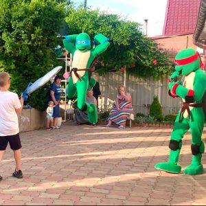 Черепашки ниндзя в Одессе, услуги аниматоров профессиональные аниматоры черепашки ниндзя