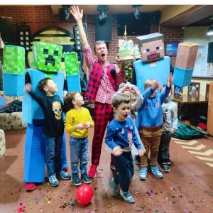 Аниматоры Майнкрафт на день рождения ребенка в Одессе