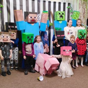 Аниматоры MINECRAFT на детский праздник