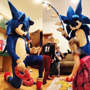 Аниматор Соник на детский праздник Одесса суперспособности соника удивят деток