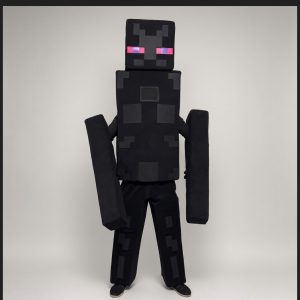 Эндермен Minecraft среди персонажей — аниматоры на детском празднике