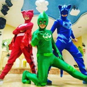 Шоу аниматоров Герои в масках PJ Masks на детском дне рождения