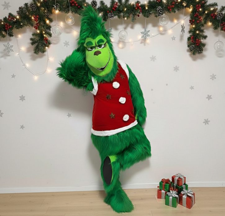 Аниматор Гринч на детском празднике в Одессе