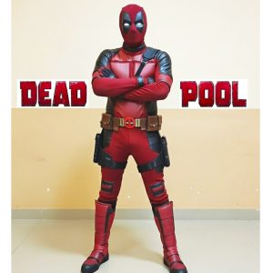 Аниматор Дэдпул на детский праздник в Одессе Аниматор в костюме Дэдпула на детском празднике с детьми, активная игровая программа