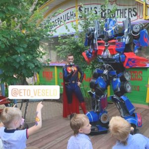 Робот одесса Трансформер Испытание с Оптимусом