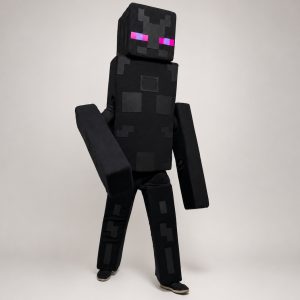 Эндермен Minecraft — ростовая кукла аниматора на детском празднике