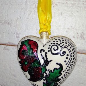 Роспись Новогодней игрушки дети