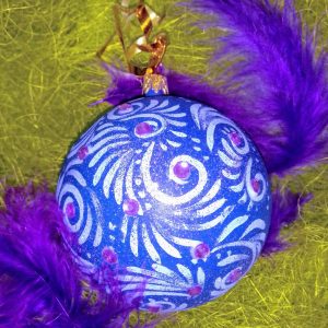 мастер класс Роспись Новогодней игрушки одесса