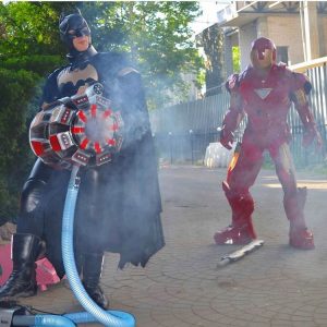 Дымовая пушка железный человек стрельба одесса