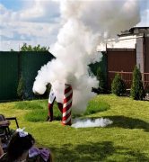 Это весело научное шоу, азотное шоу, химическое шоу