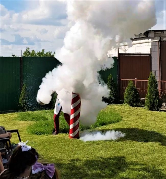 Это весело научное шоу, азотное шоу, химическое шоу